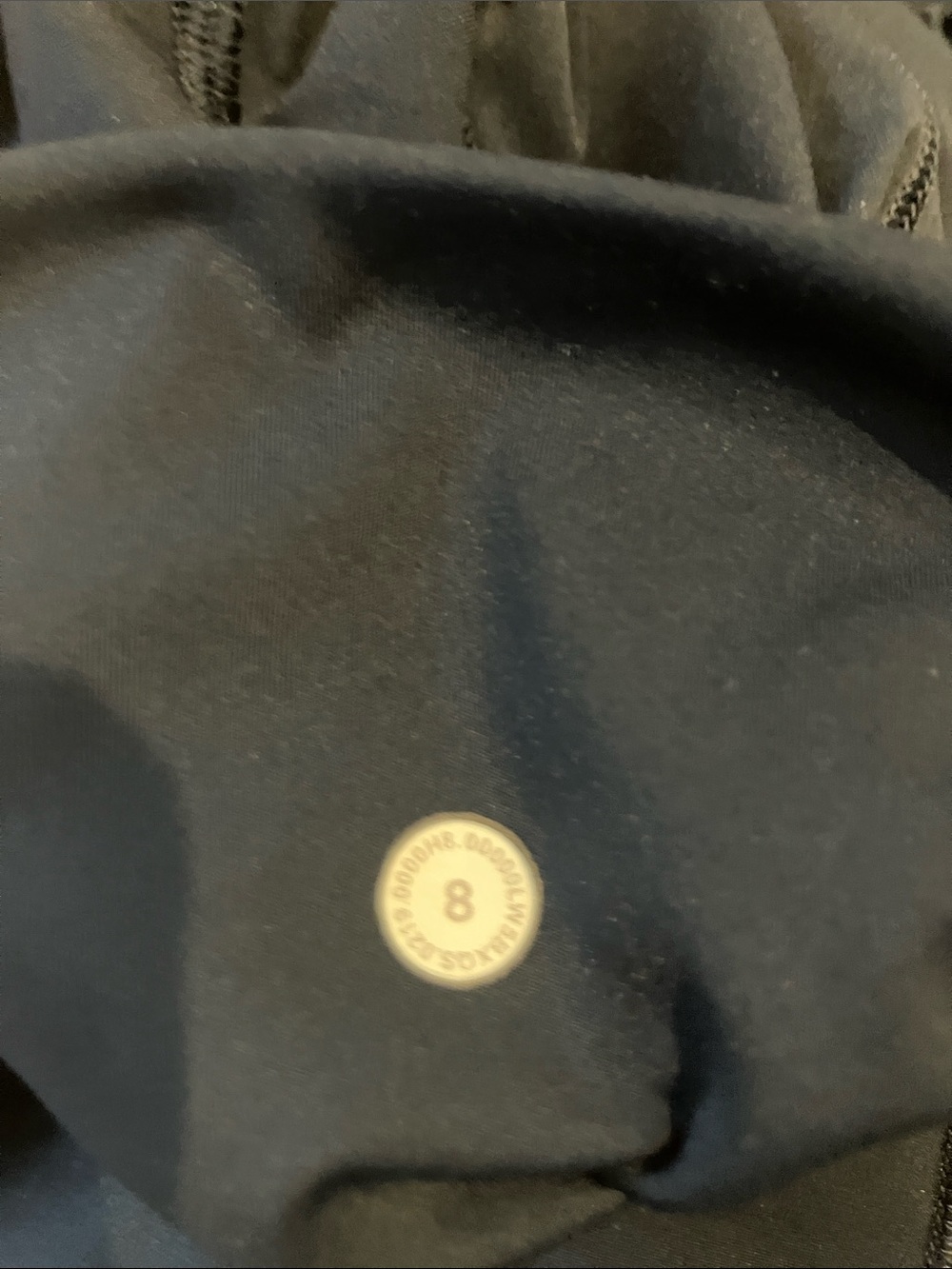 Lululemon Fast & Free Leggings Size 8 Navy - Picture 5 of 5